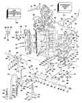 1992 225 - J225TXENR Cylinder & Crankcase parts diagram