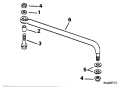 1994 70 - J70ELERC Steering Link Kit (W/O Power Trim & Tilt) parts diagram