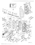 1994 70 - J70TLERV Cylinder & Crankcase parts diagram