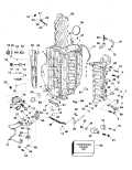 1995 175 - J175SLEOM Cylinder & Crankcase parts diagram