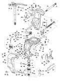 1995 225 - J225CXEOB Midsection parts diagram