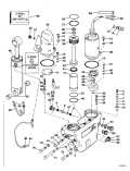1995 300 - J300CXEOR Power Trim/Tilt Hydraulic Assy. parts diagram