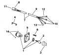 1995 15 - J15FREOC Ignition Switch & Cable 9.9 parts diagram