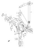 2006-2010 Suzuki DF 150 Swivel Bracket parts diagram