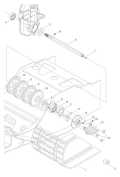 1999 Ski-Doo Formula Deluxe 500 LC 583 670 Drive Axle and Track parts diagram