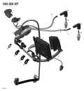 2008 MX Z - ADRENALINE 600 HO SDI Engine Harness and Electronic Module parts diagram