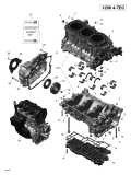 2013 GSX - LE & SE 1200 XR Engine Block parts diagram