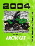 2004 650 Twin Arctic Cat ATV Service Manual