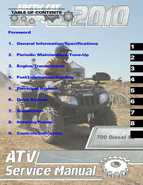 2010 Arctic Cat 700 Diesel SD ATV Service Manual