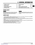 1986-1987 Honda Fortrax TRX70 Service Manual