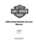 2008 Harley Davidson Softail Models Service and Electrical Diagnostics Manual