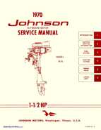 1970 Johnson 1.5 HP Outboard Motor Service Manual