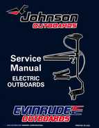 1996 Johnson Evinrude ED Electric Outboards Service Manual, P/N 507119